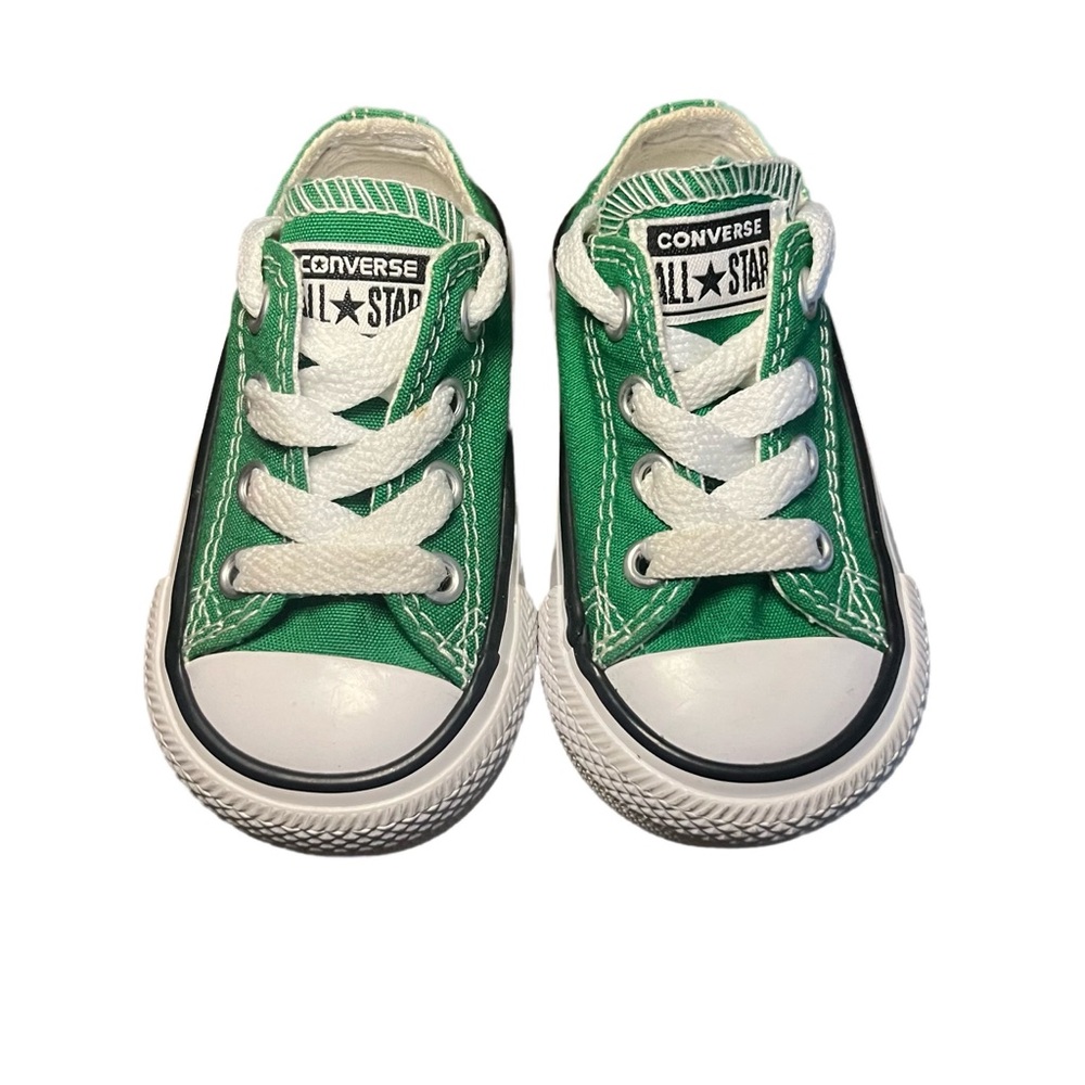 Converse Kids Sneakers, Bright Green, Size 3 – Gently Worn, Minor Marks